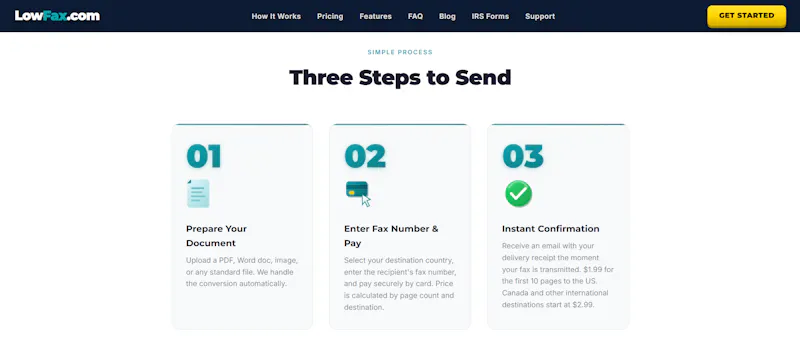 LowFax.com screenshot 3