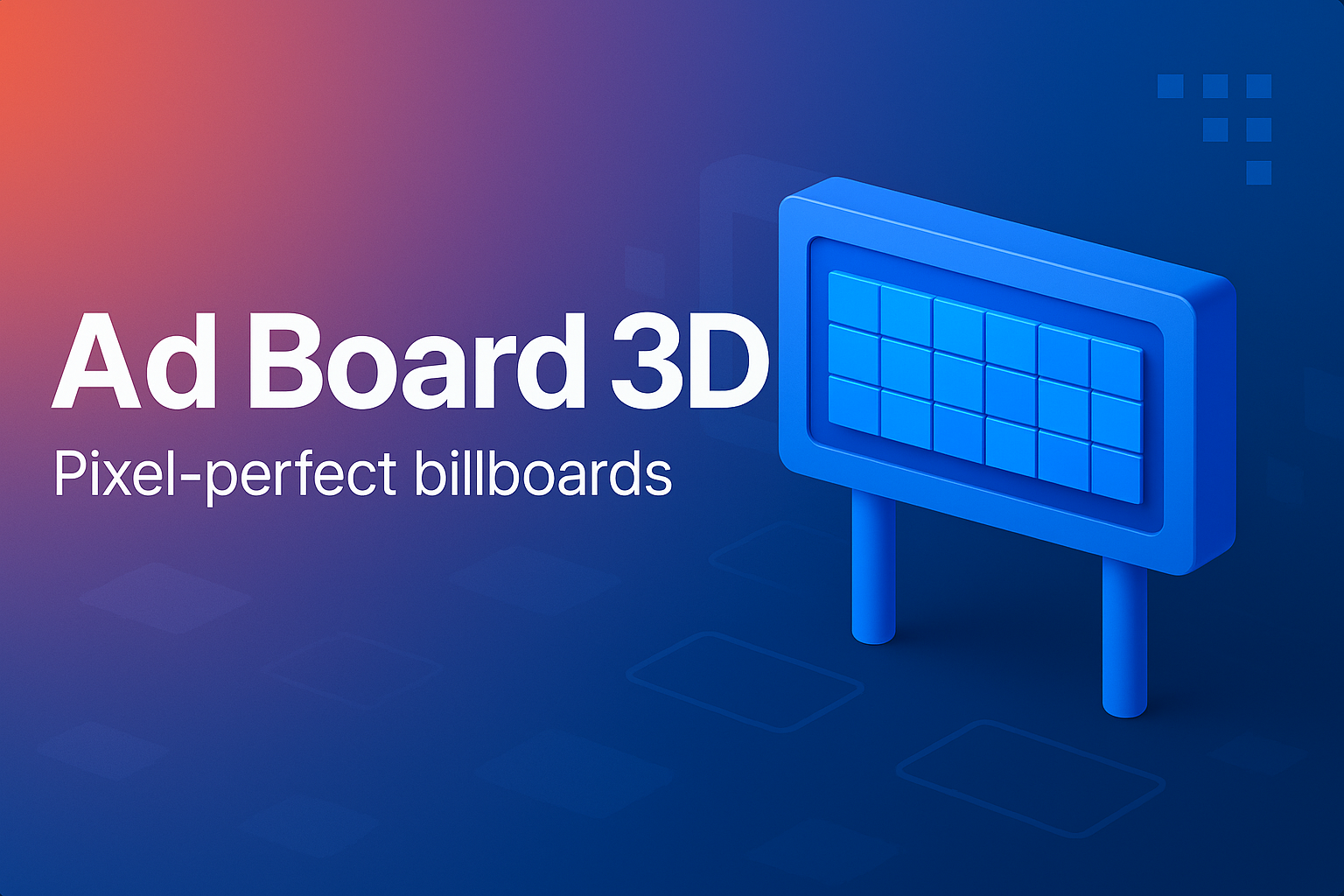 AD Board 3D - Acquista Billboard Space online con una griglia 3D interattiva. media 4