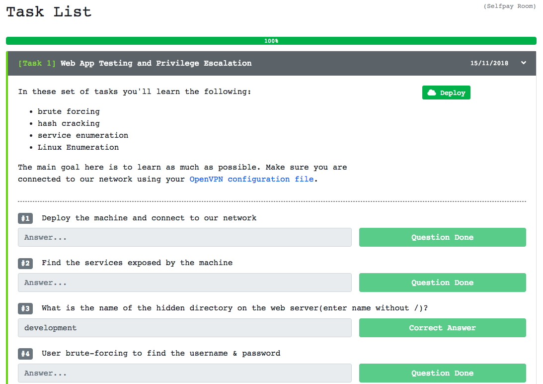 TryHackMe gallery image