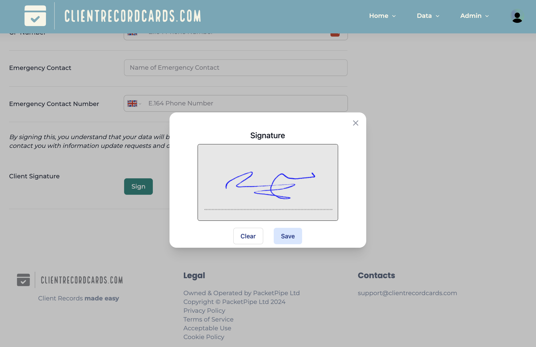 ClientRecordCards.comメディア2