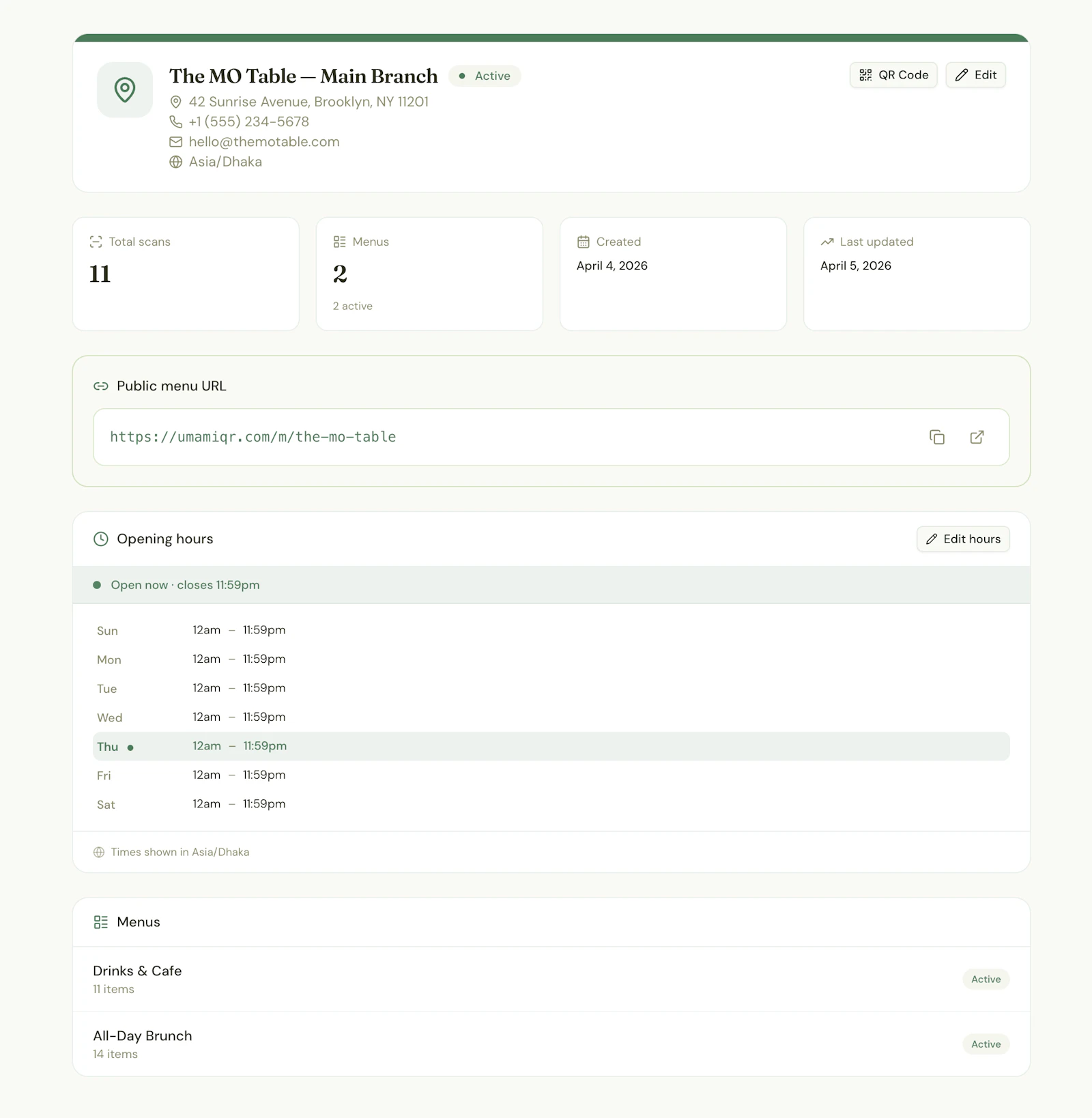 UmamiQR screenshot 3