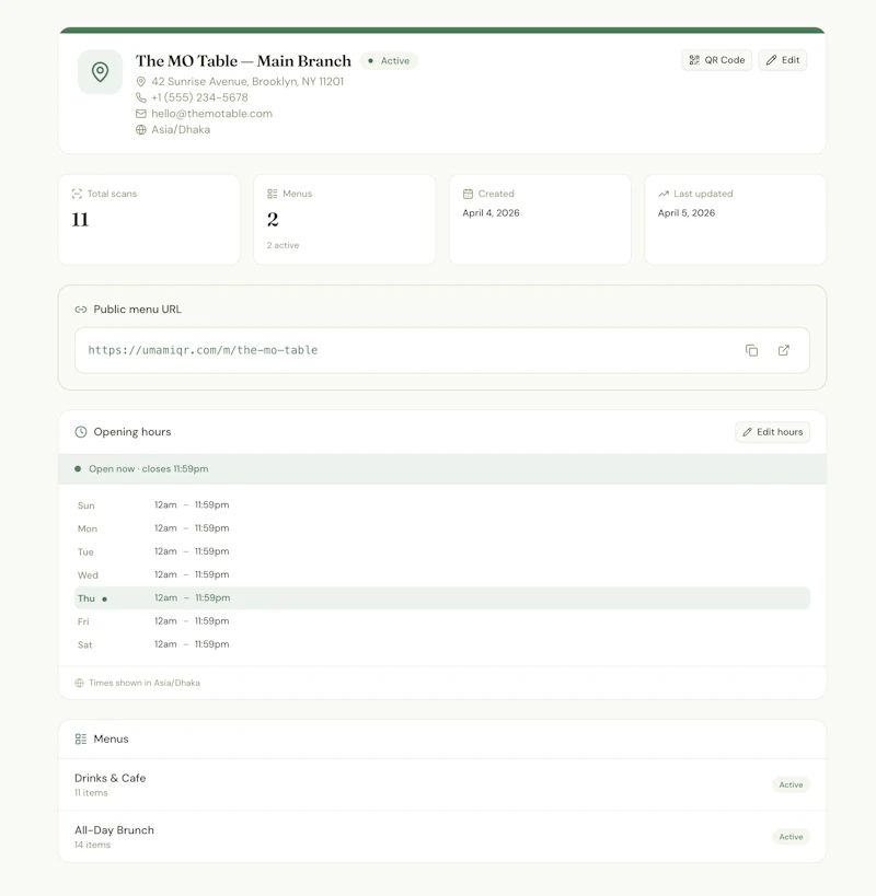 UmamiQR screenshot 3