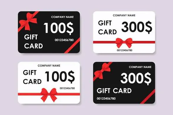 Gifts cards 