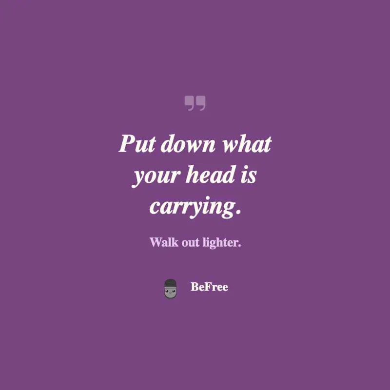 BeFree - Brain Dump screenshot 8