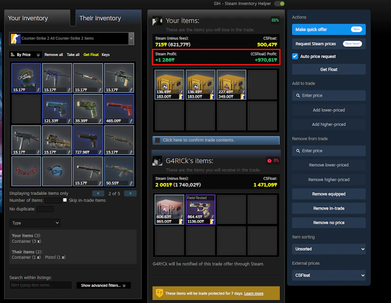 Steam Inventory Helper screenshot 4