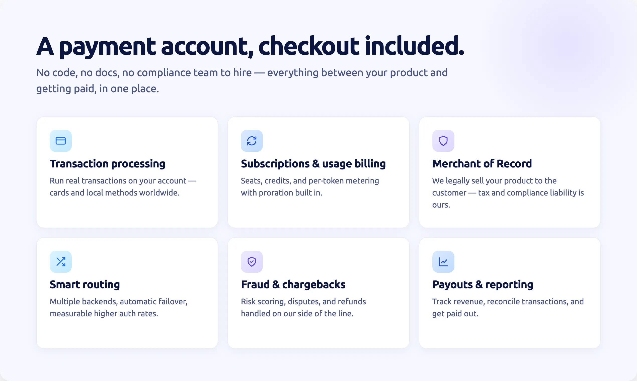 Payments AI MoR gallery image