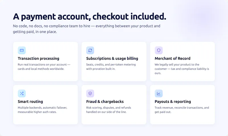 Payments AI MoR screenshot 4