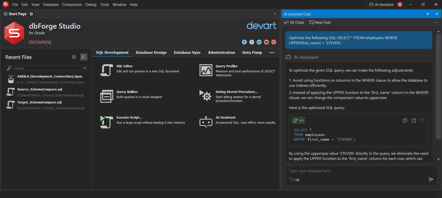 dbForge AI Assistant media 4