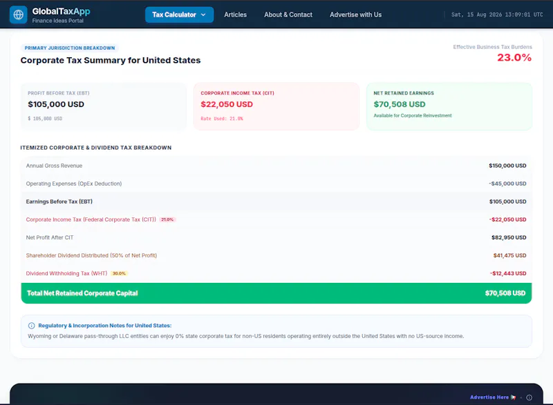 Global Tax App screenshot 3