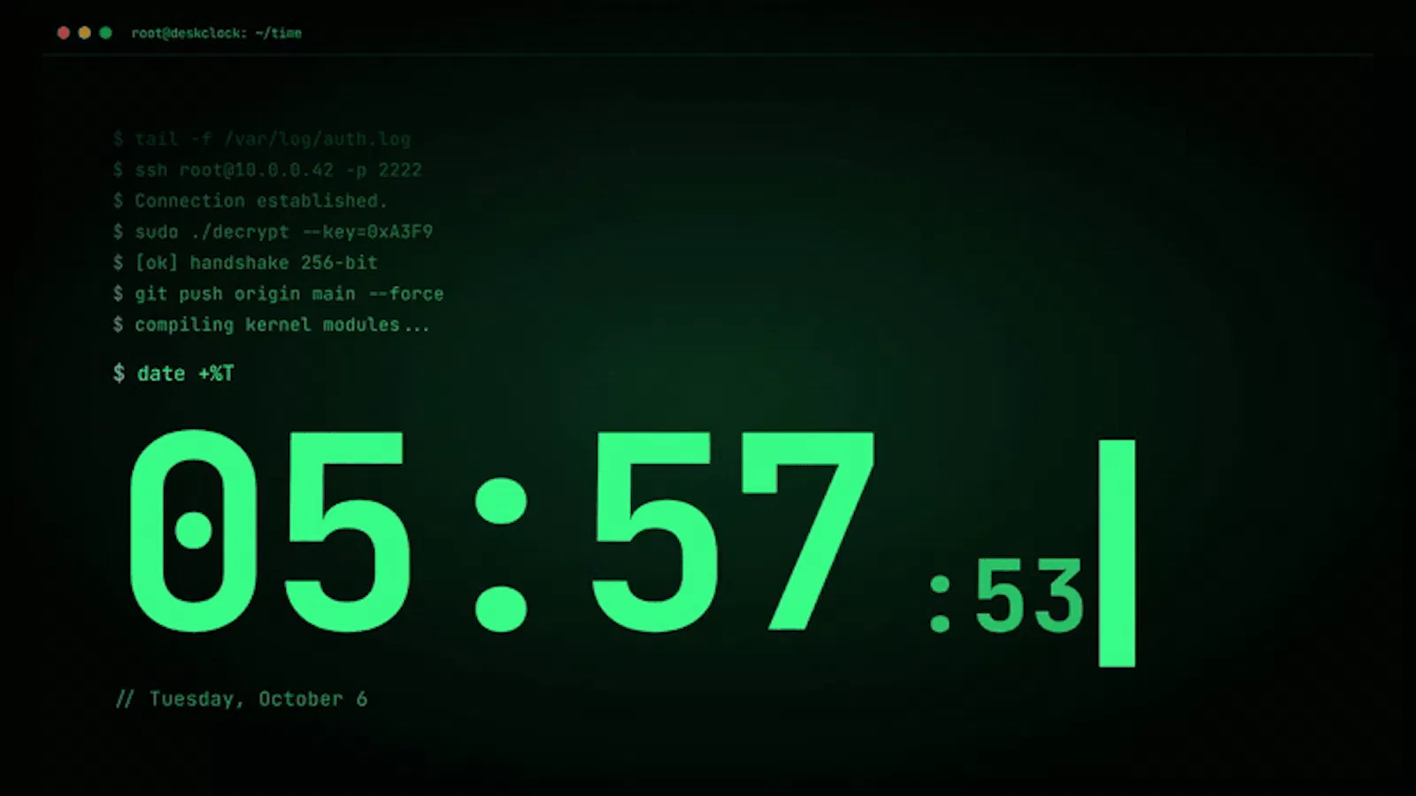 VibeClock Minimalist Flip Clock screenshot 2