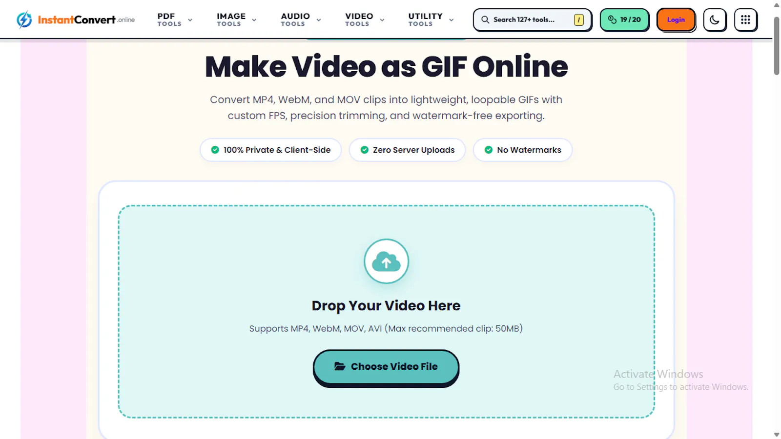 Video Gif maker  screenshot 1