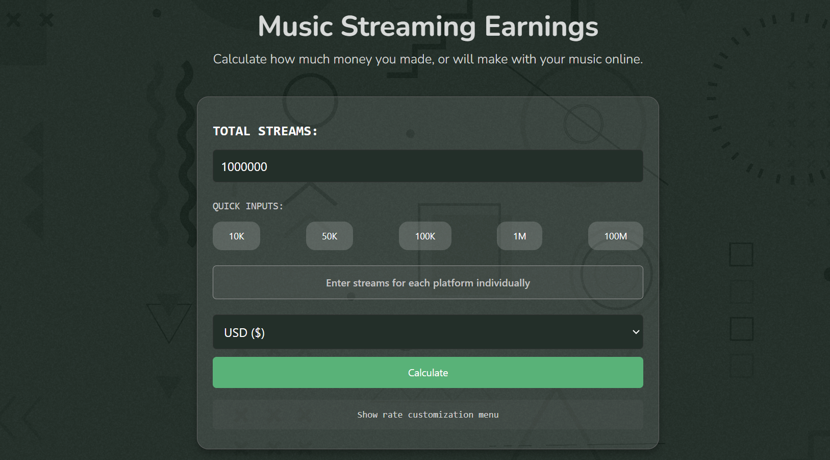 MusicEarnings.com media 1