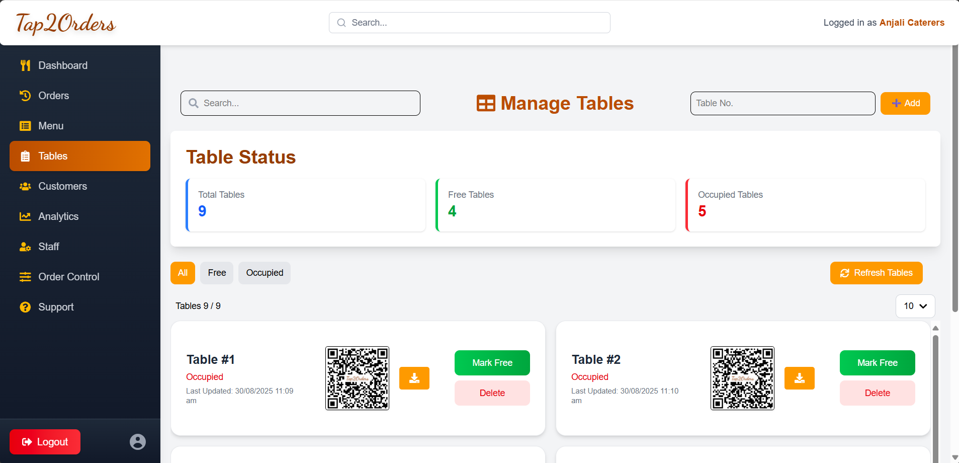 Média Commande TAP2 - Votre menu numérique et la solution de commande 9
