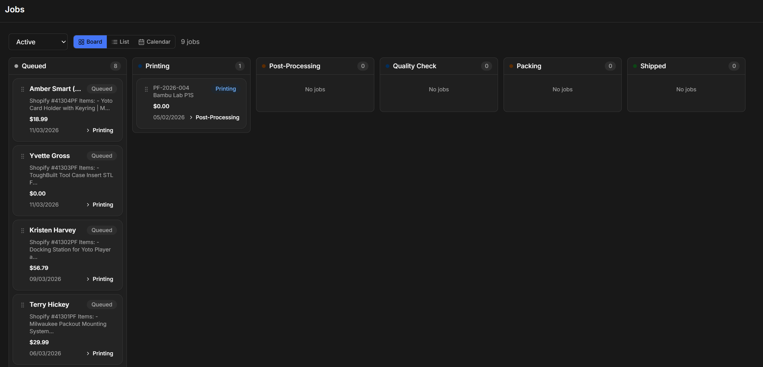 Printforge CRM gallery image