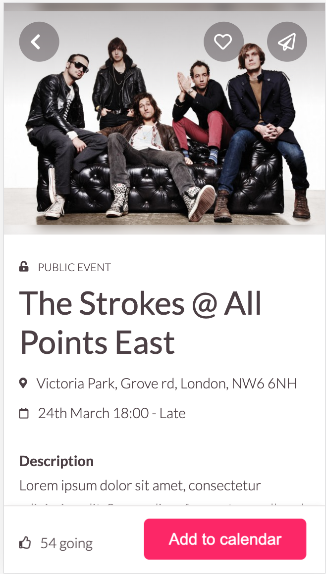 Events App gallery image