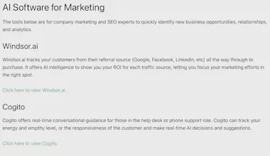 101+ AI Software Tools and Services gallery image