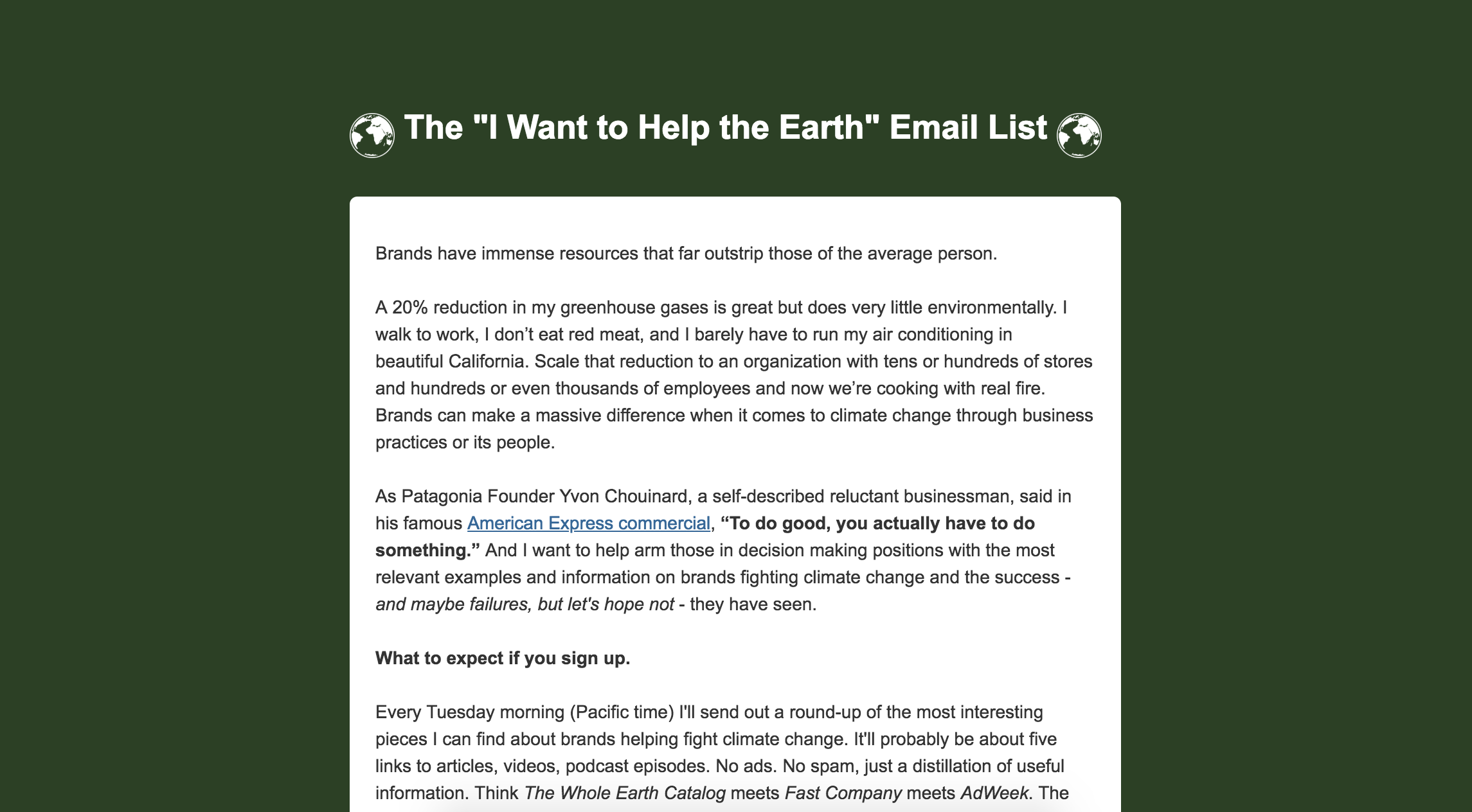 I Want to Help the Earth gallery image
