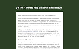 I Want to Help the Earth media 2