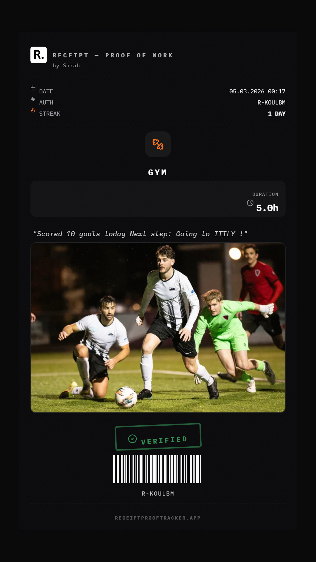 Receipt Proof Tracker media 5