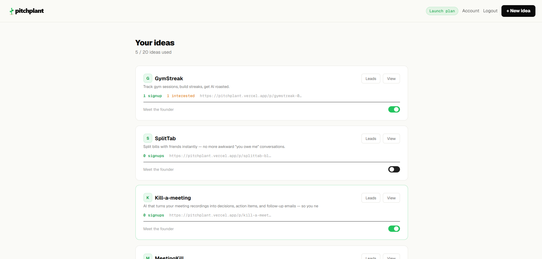 Pitchplant gallery image