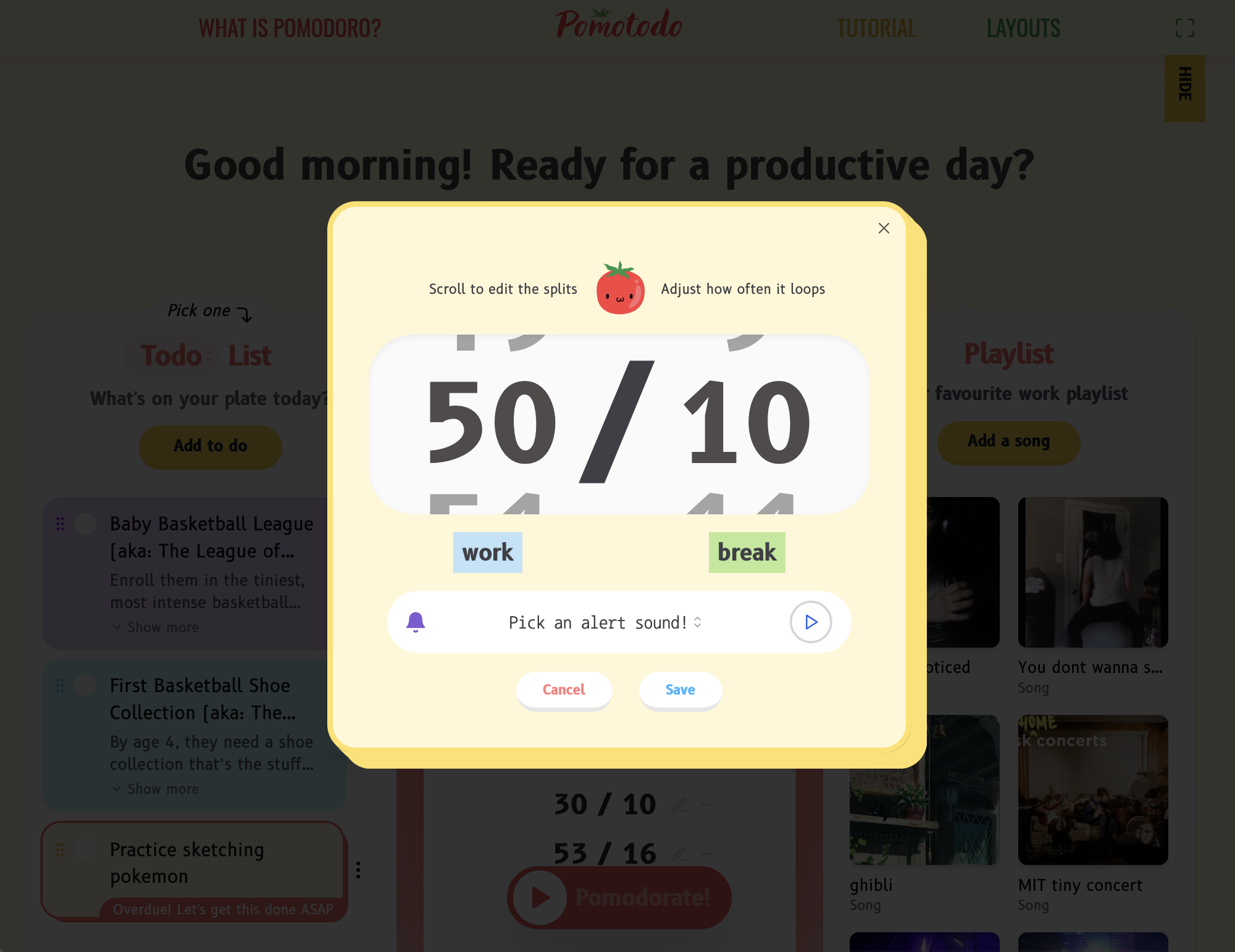 Pomotodo.space - Tutto in un Web Pomodoro, Todolist e Study/Work Music Accogliente media 2