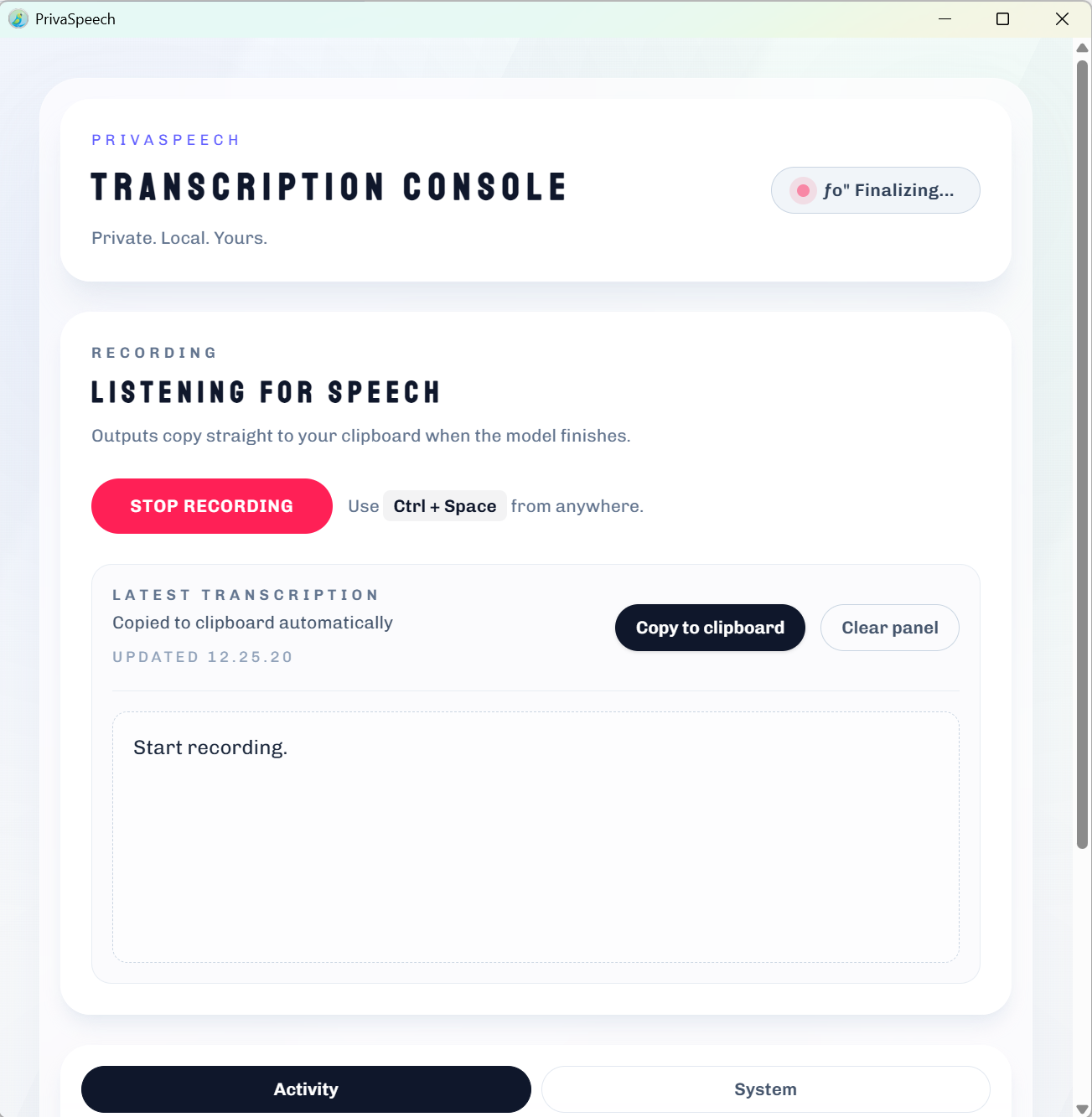 PrivaSpeech gallery image