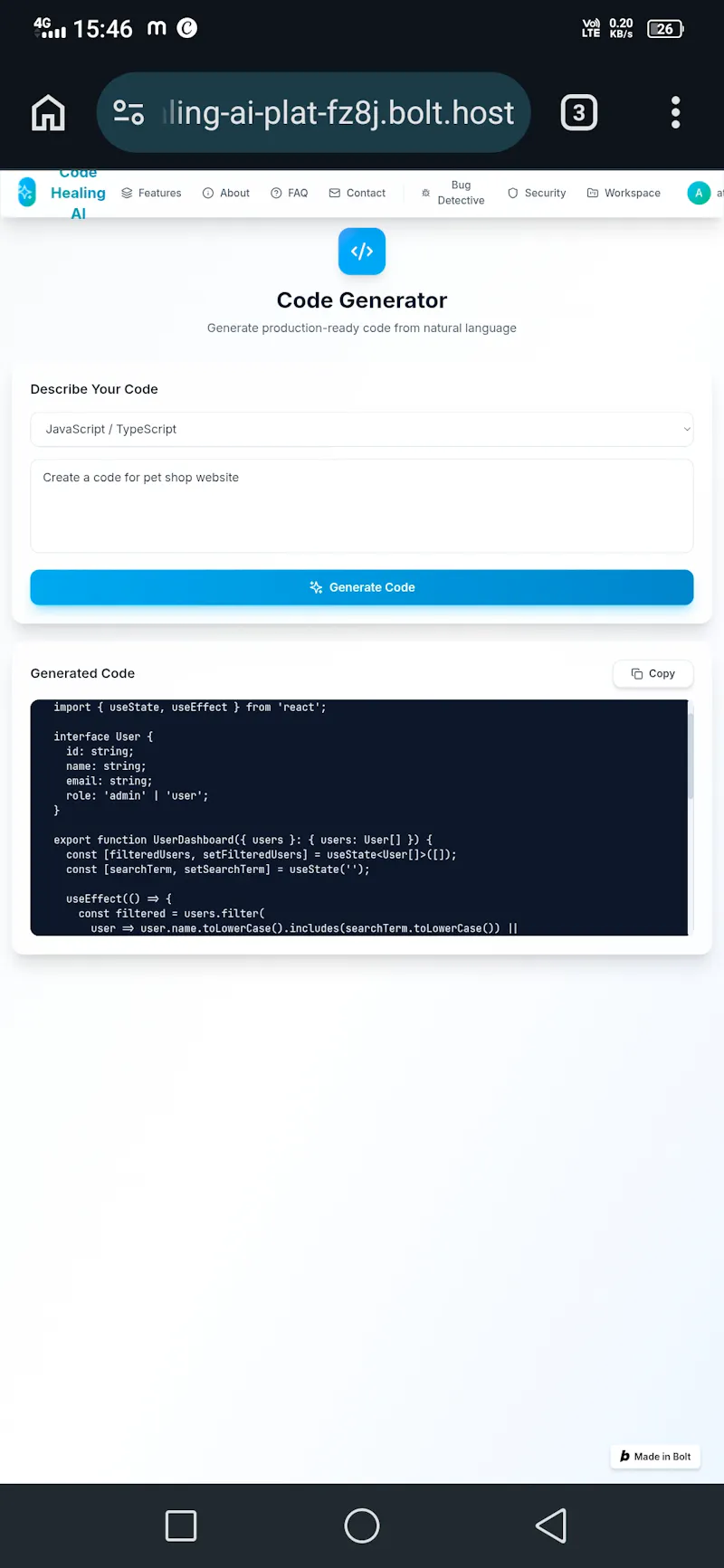 Code Healing AI screenshot 5