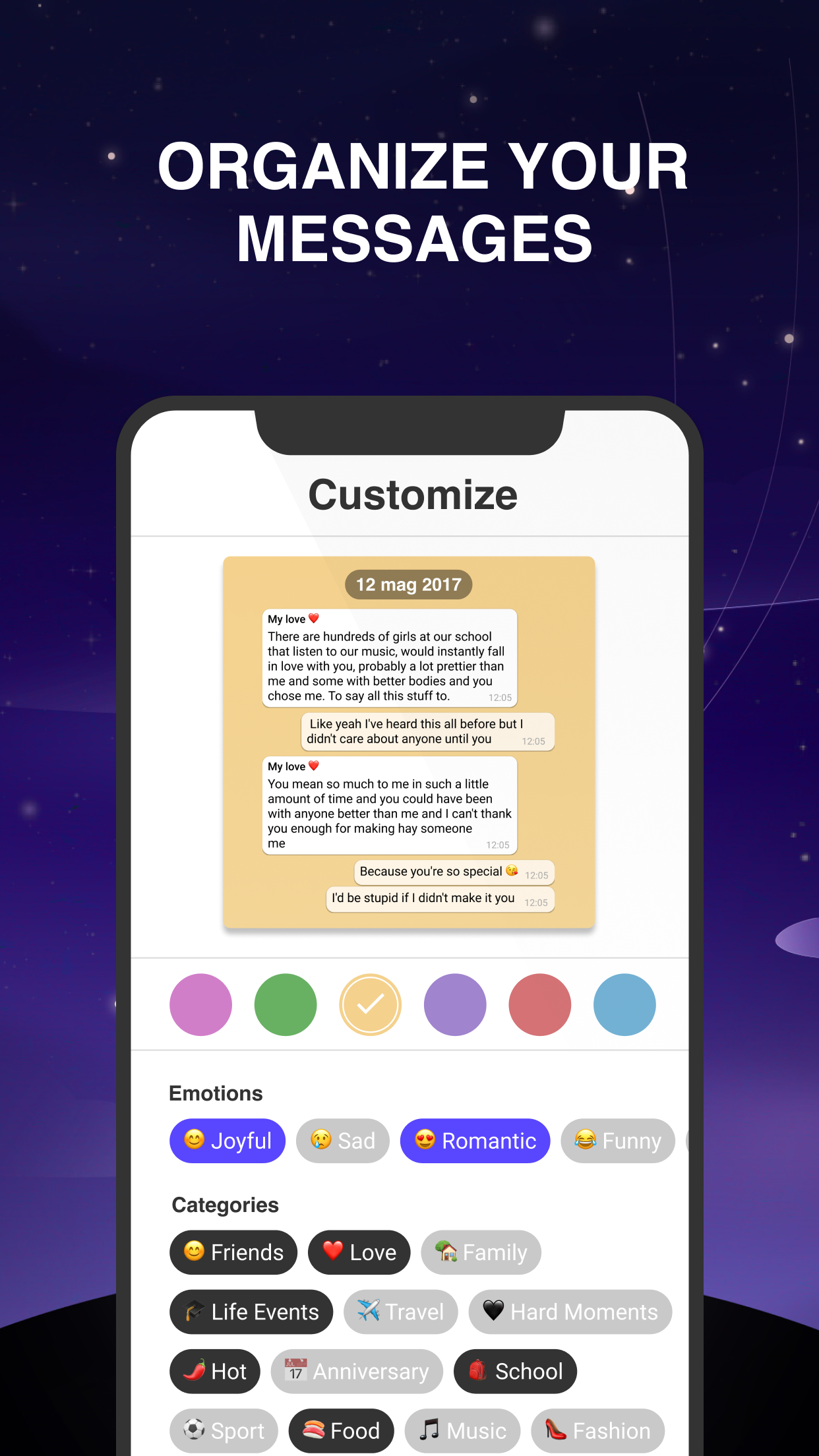 Deary: Organize your Messages with AI gallery image
