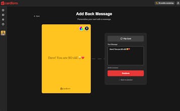 Cardform gallery image
