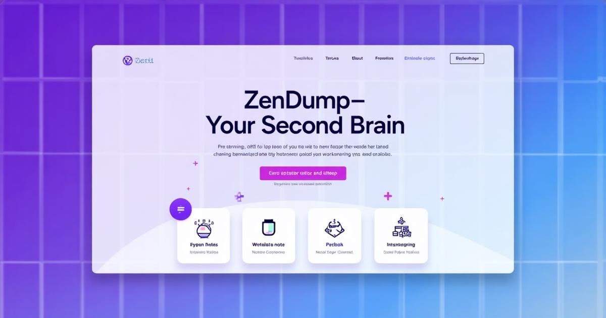 ZenDump - Screenshot 2 showing product features and functionality