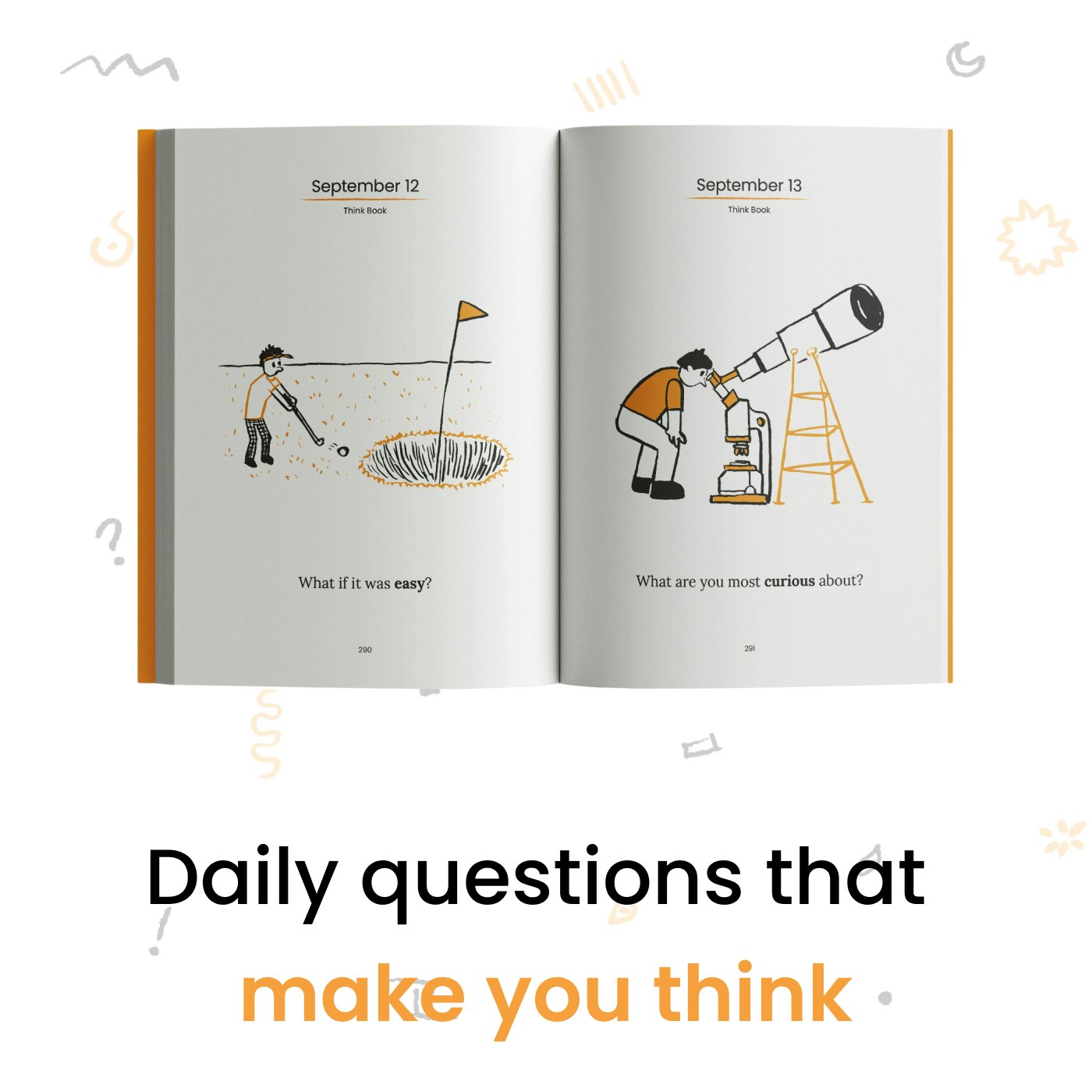 คิดว่าหนังสือ - ถามคำถามที่กระตุ้นความคิดหนึ่งวันต่อวัน media 2