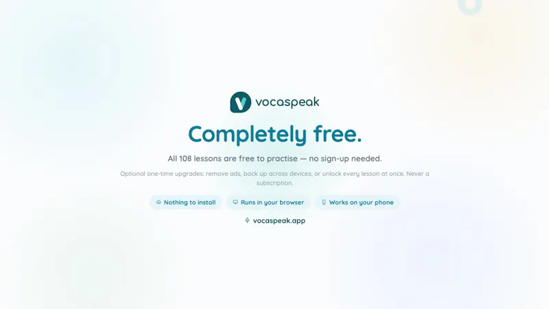 VocaSpeak screenshot 2