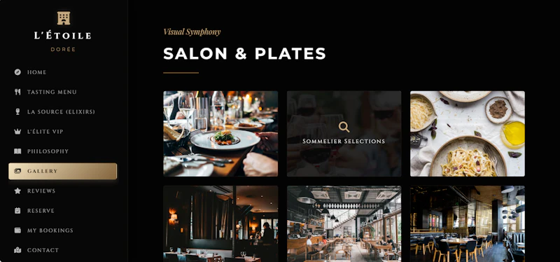  Premium Restaurant website template screenshot 6
