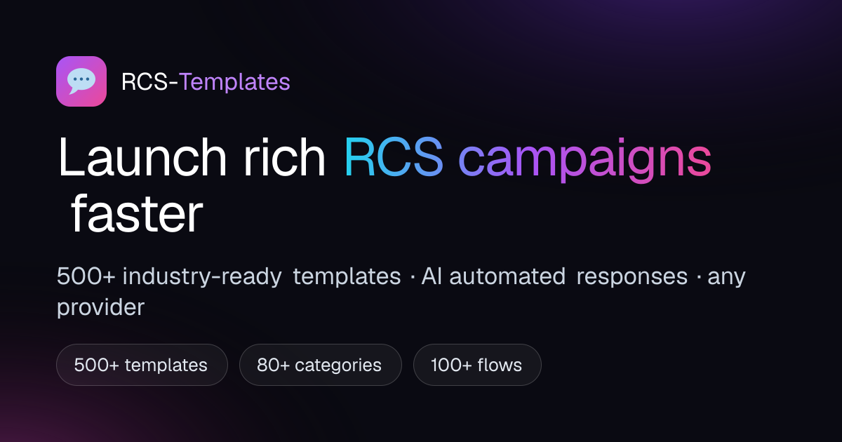 RCS Templates gallery image