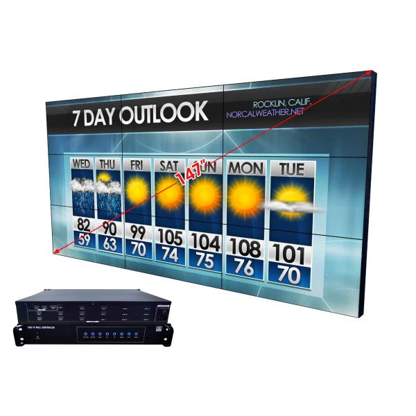 Brightlink’s 147" 3x3 4k Video wall