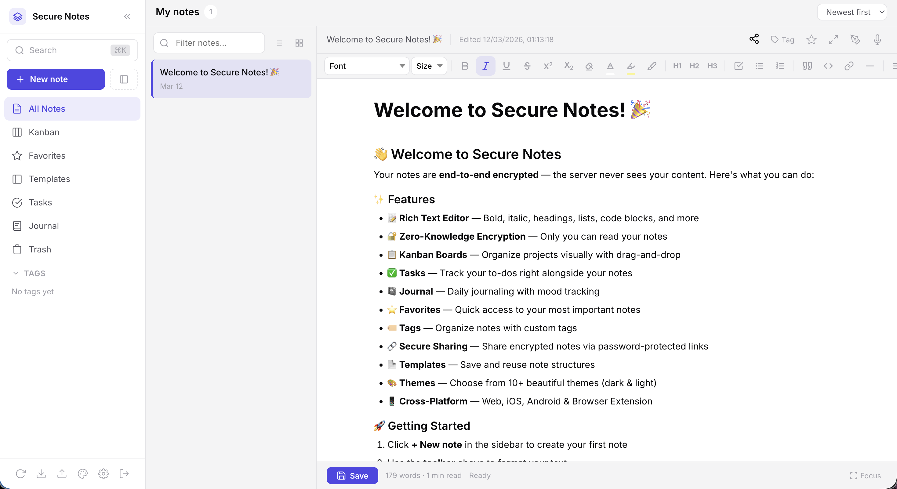 Secure Notes Vault gallery image