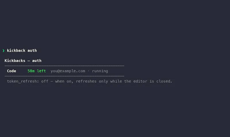 Kickbacks CLI screenshot 7