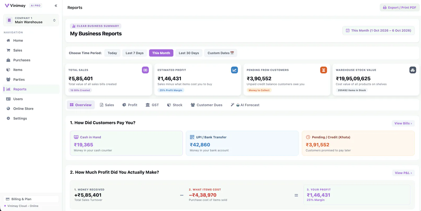 Vinimay: GST Billing And Invoicing screenshot 3