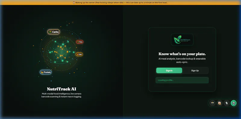 NutriTrack screenshot 2