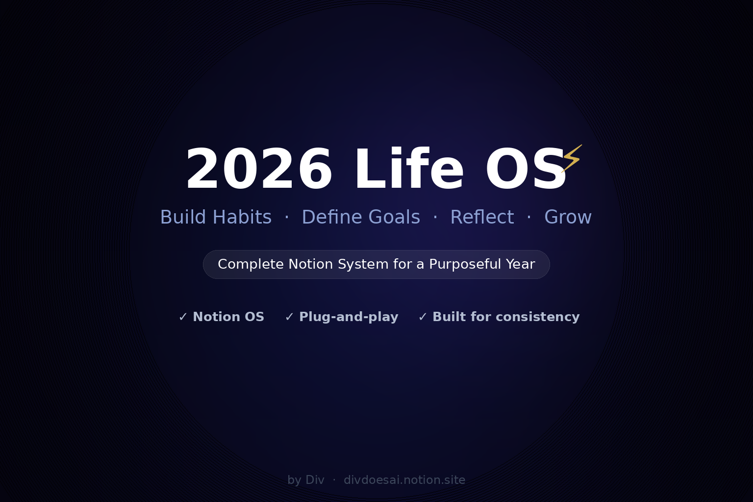 2026 Life OS Notion - Screenshot 2 showing product features and functionality