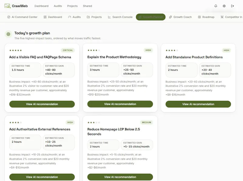 CrawlWeb screenshot 3