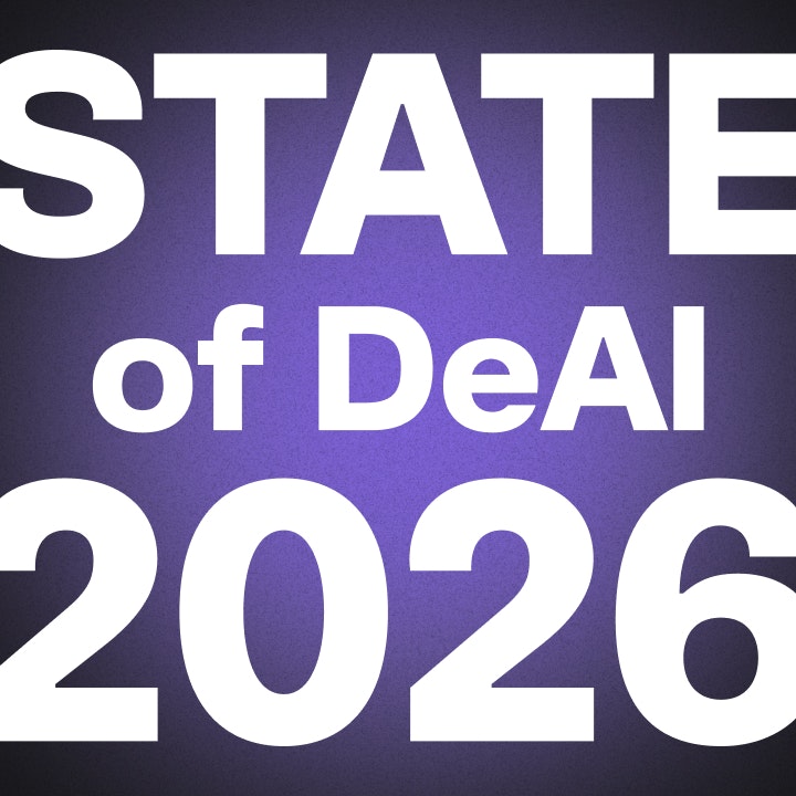 State of Decentralized AI 2026 logo