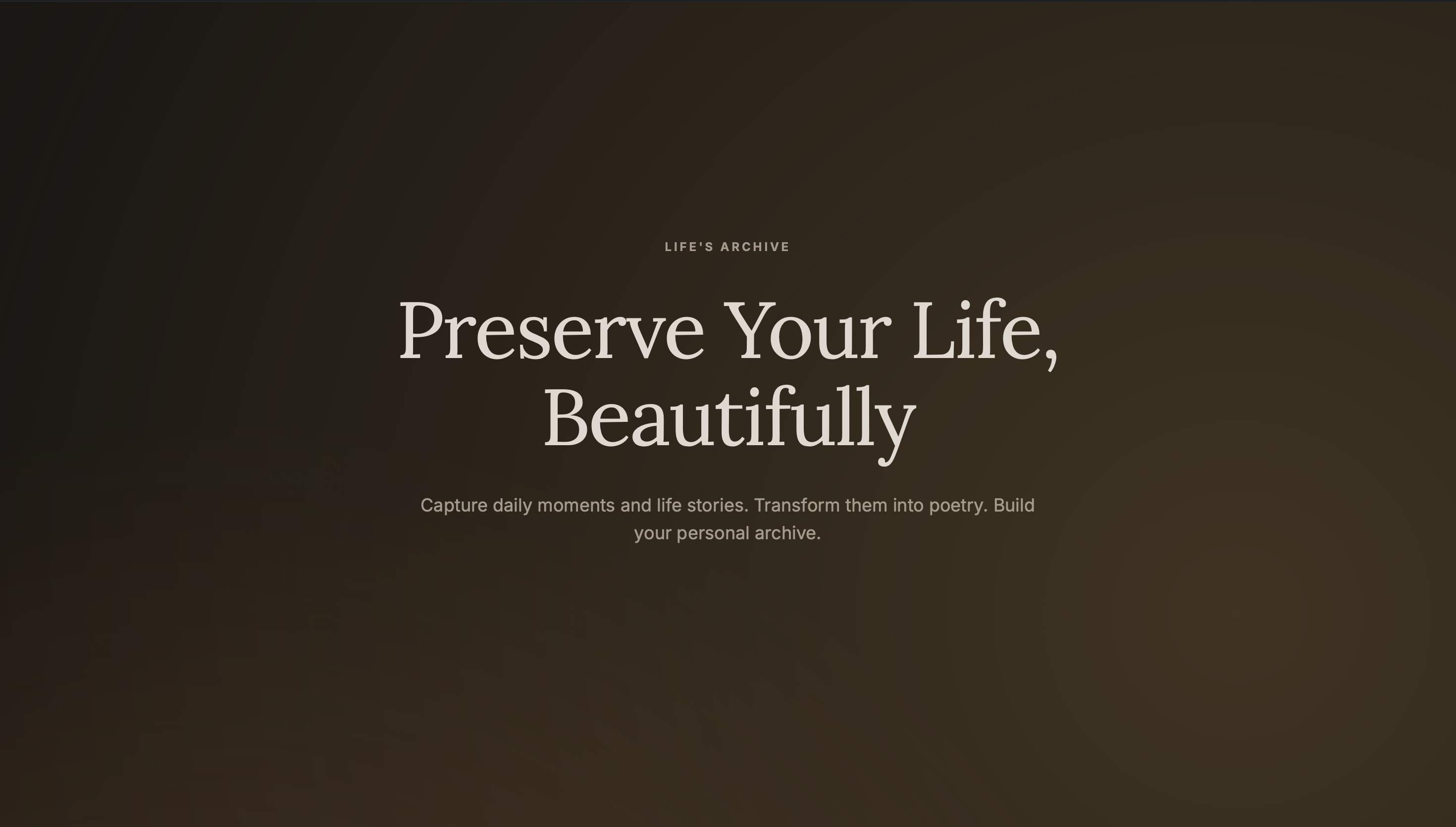 Life's Archive gallery image