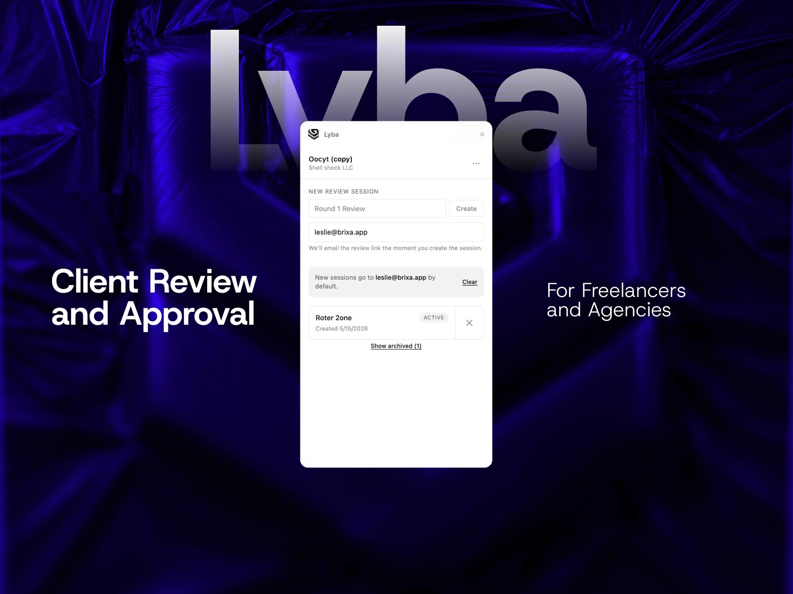 Lyba: The client review layer for Framer gallery image