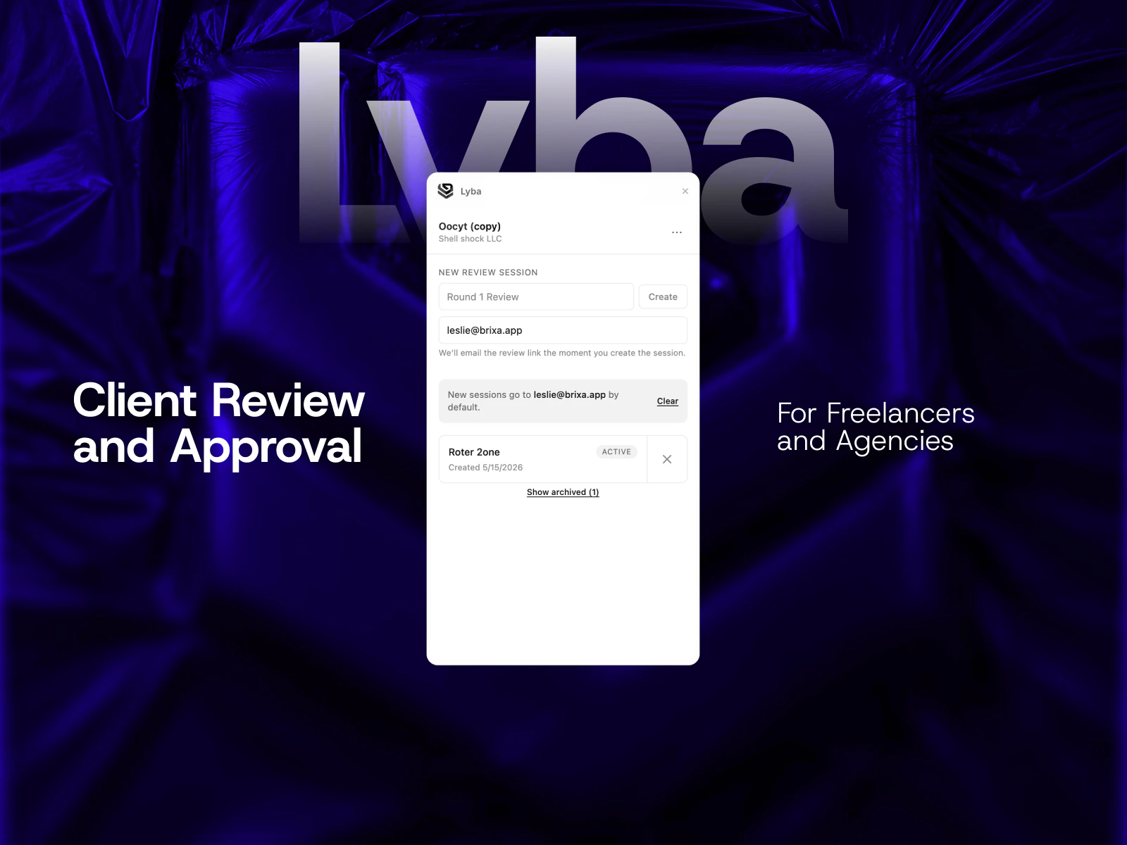 Lyba: The client review layer for Framer screenshot 1