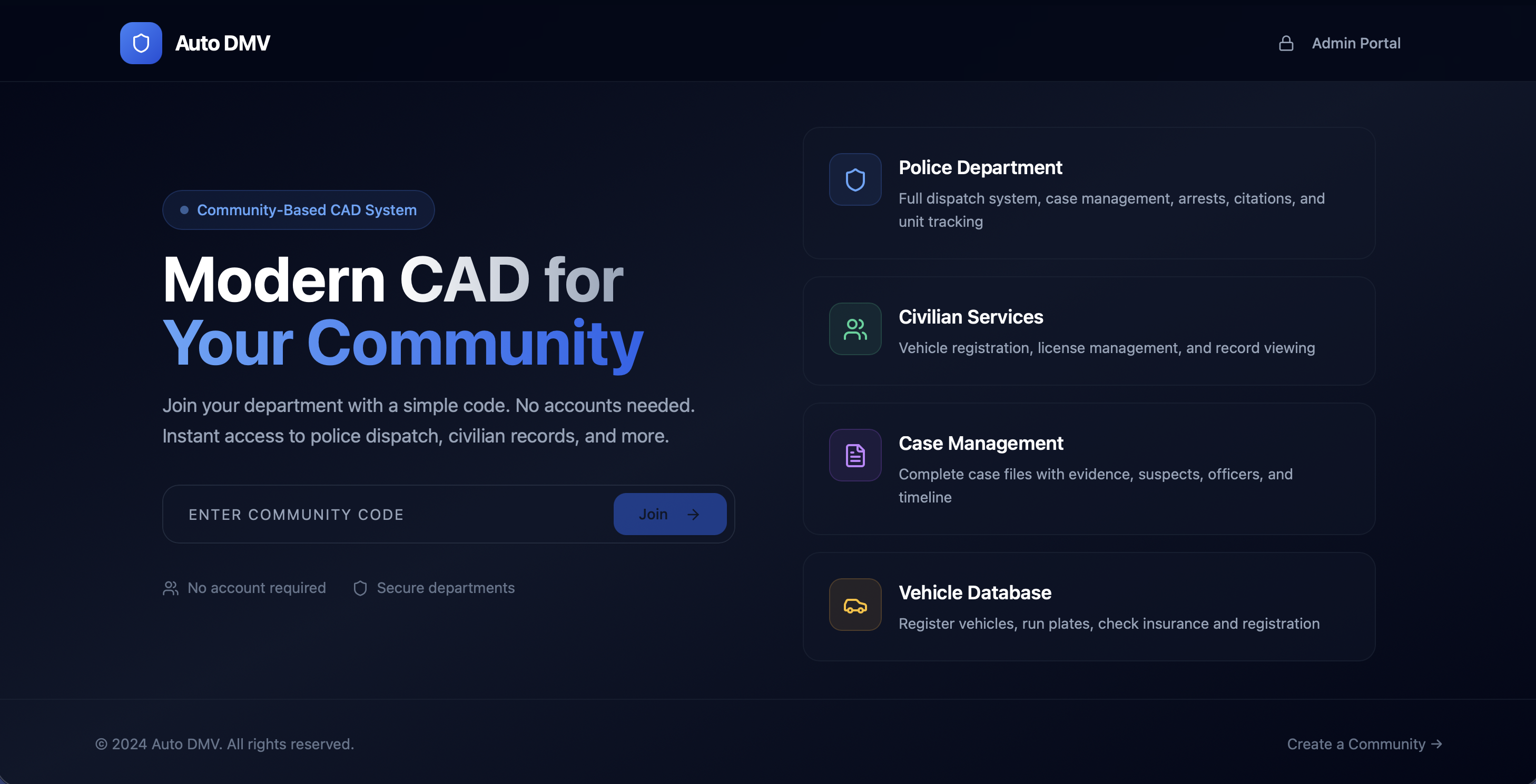 Auto DMV - Main product screenshot demonstrating key features and user interface