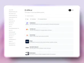 AffiliList gallery image
