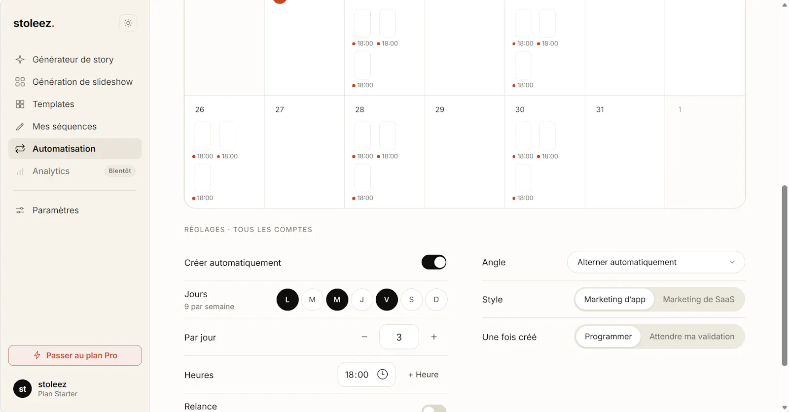 stoleez: AI stories and tiktok slideshow screenshot 2