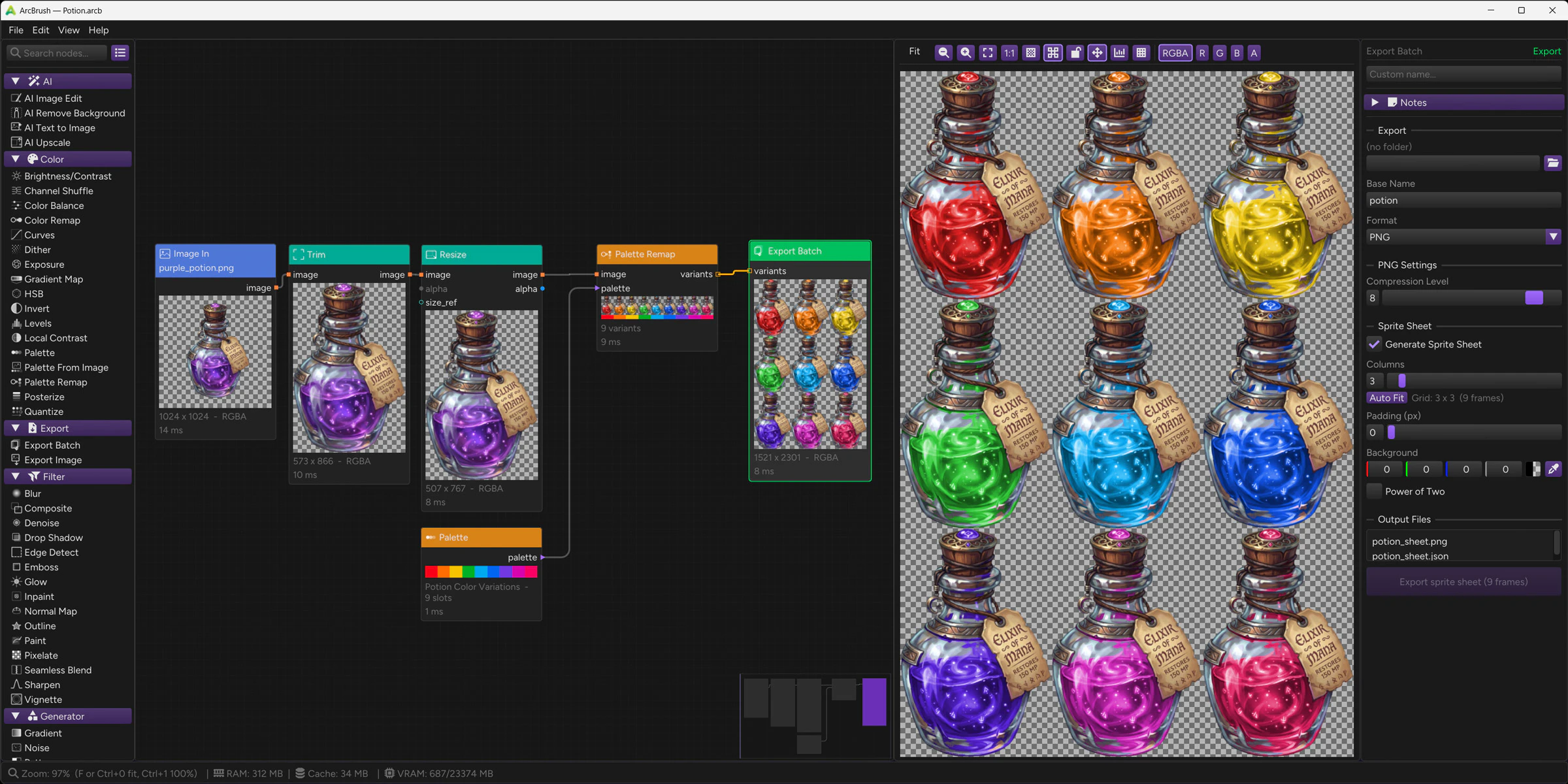 ArcBrush screenshot 2