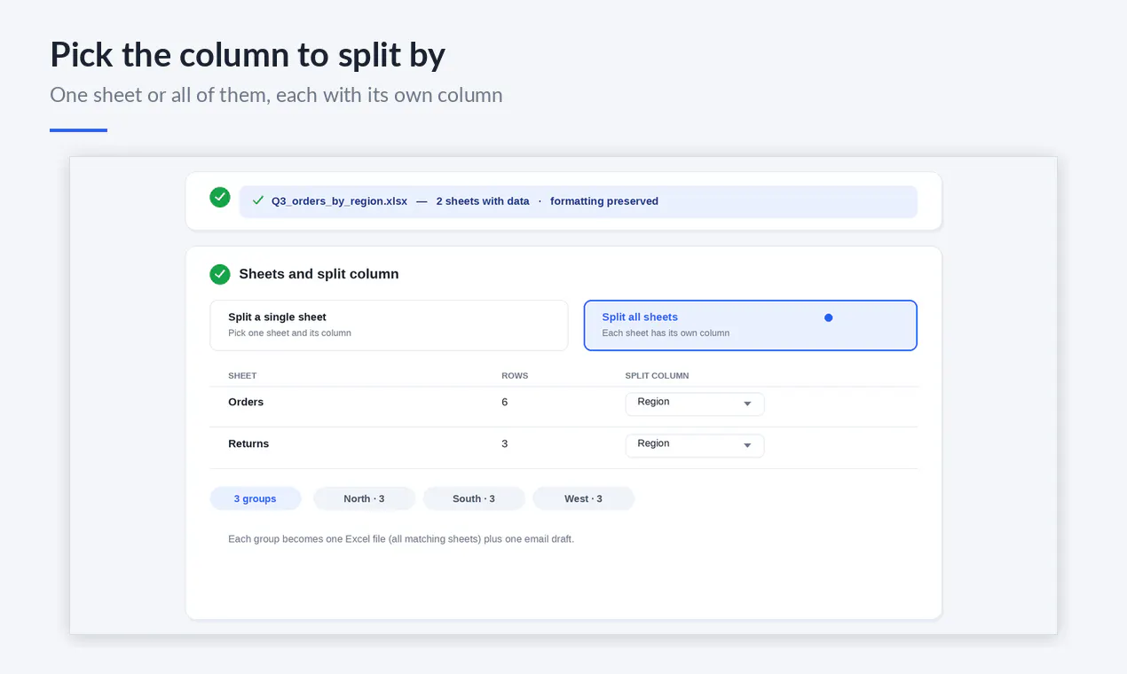 Split & Send gallery image